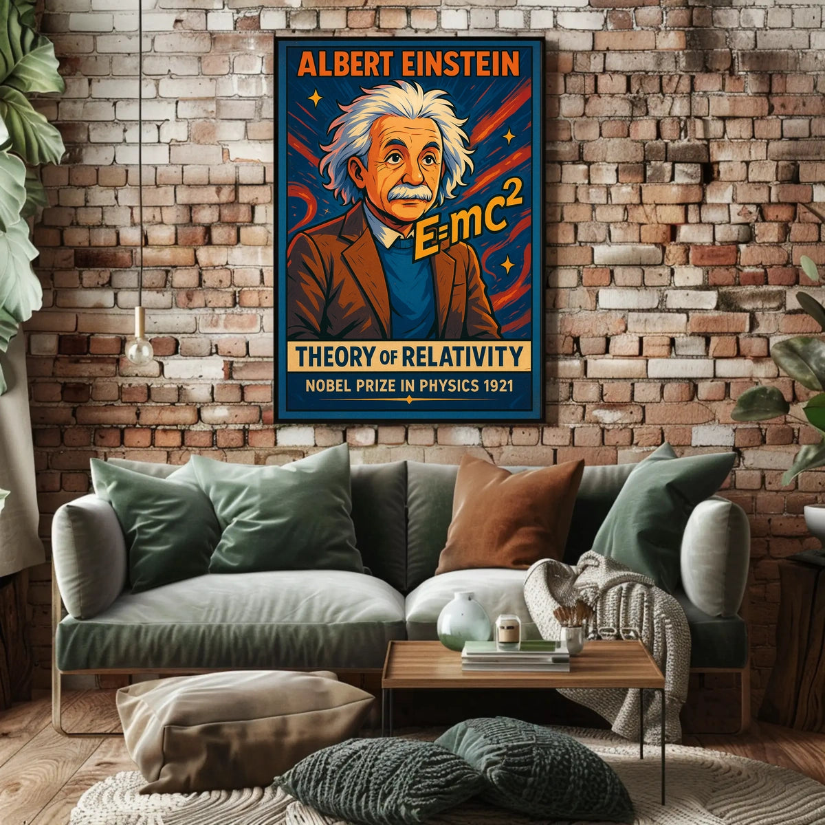 Albert Einstein Theory Of Relativity Poster