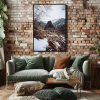 Winter Mountain Retreat Poster