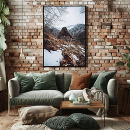 Winter Mountain Retreat Poster