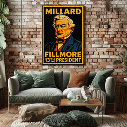 Millard Fillmore 13th President Poster