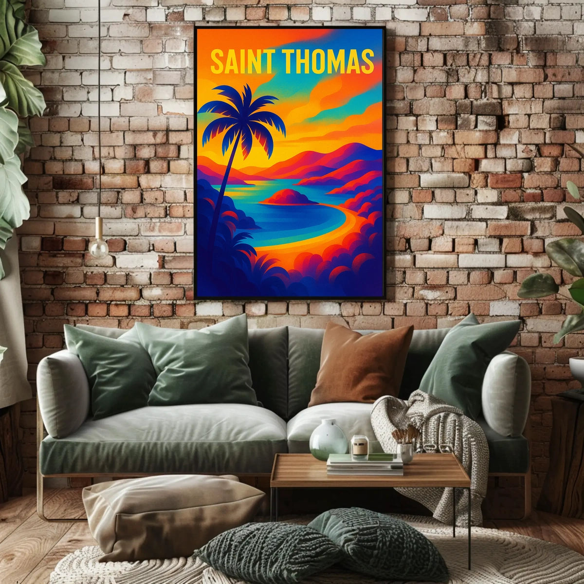 Saint Thomas Tropical Getaway Poster