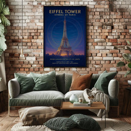 Eiffel Tower Symbol of Paris Poster