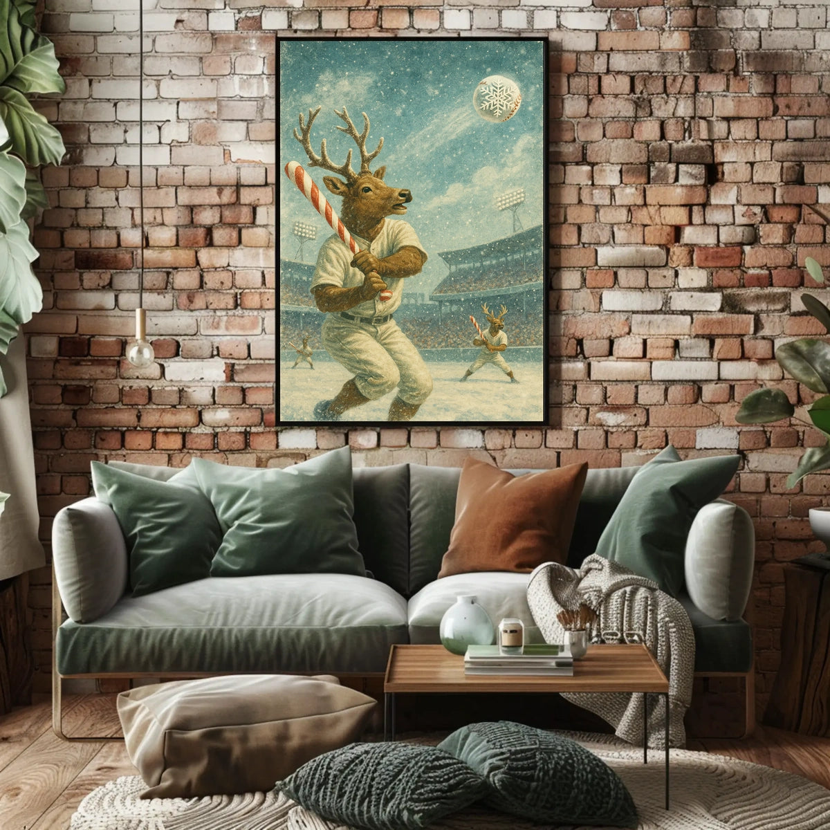 Winter Wonderland Baseball Poster