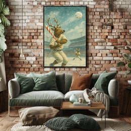 Winter Wonderland Baseball Poster