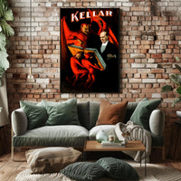 Kellar Magic Show Vintage Theatrical Poster