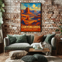 Canyonlands National Park Poster Wall Art Landscape