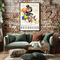 Winter Joys In Austria Poster