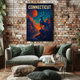 Majestic Connecticut Poster