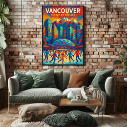 Vancouver Winter by the Bay Poster