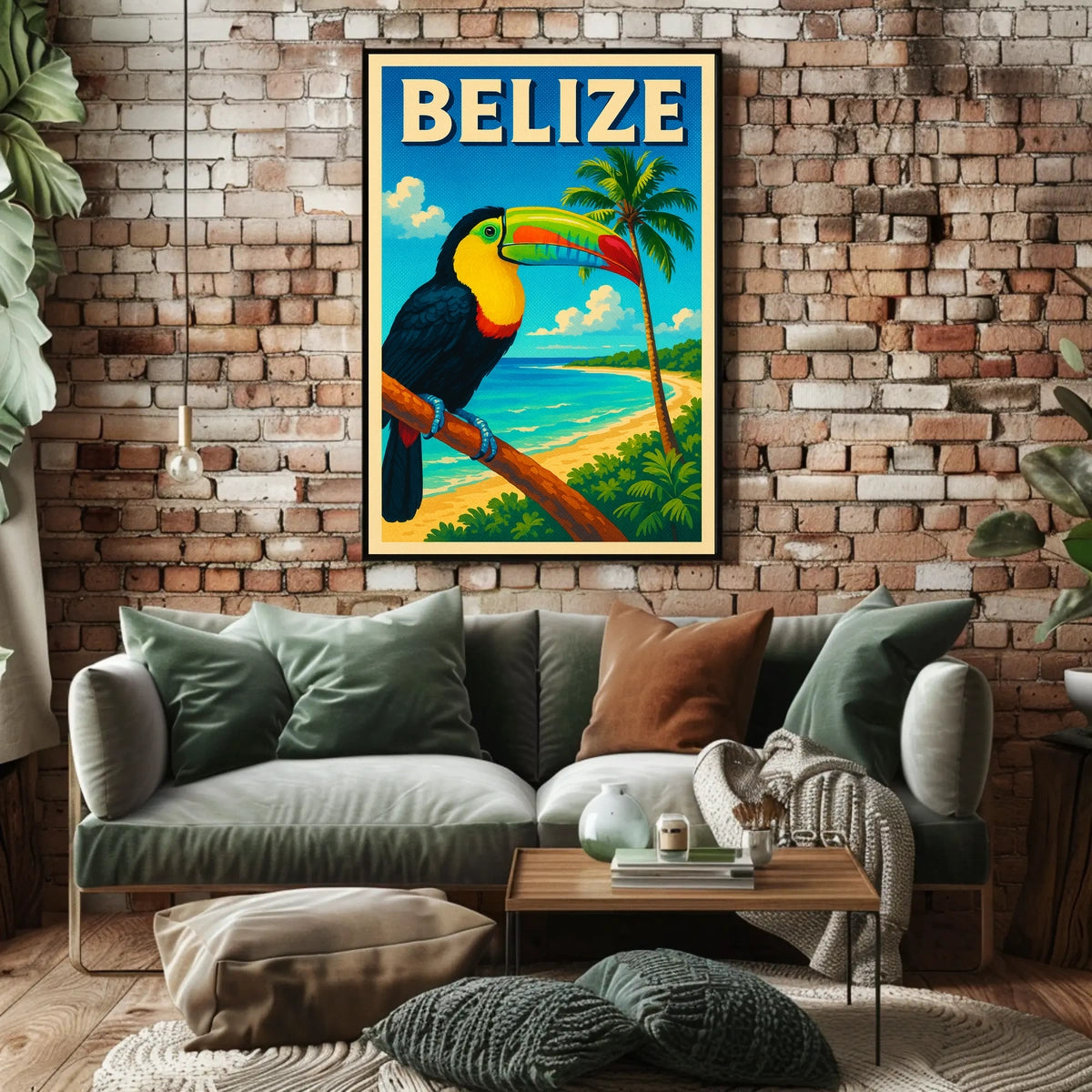 Belize Tropical Paradise Poster