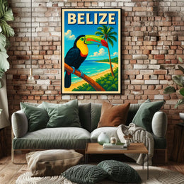Belize Tropical Paradise Poster