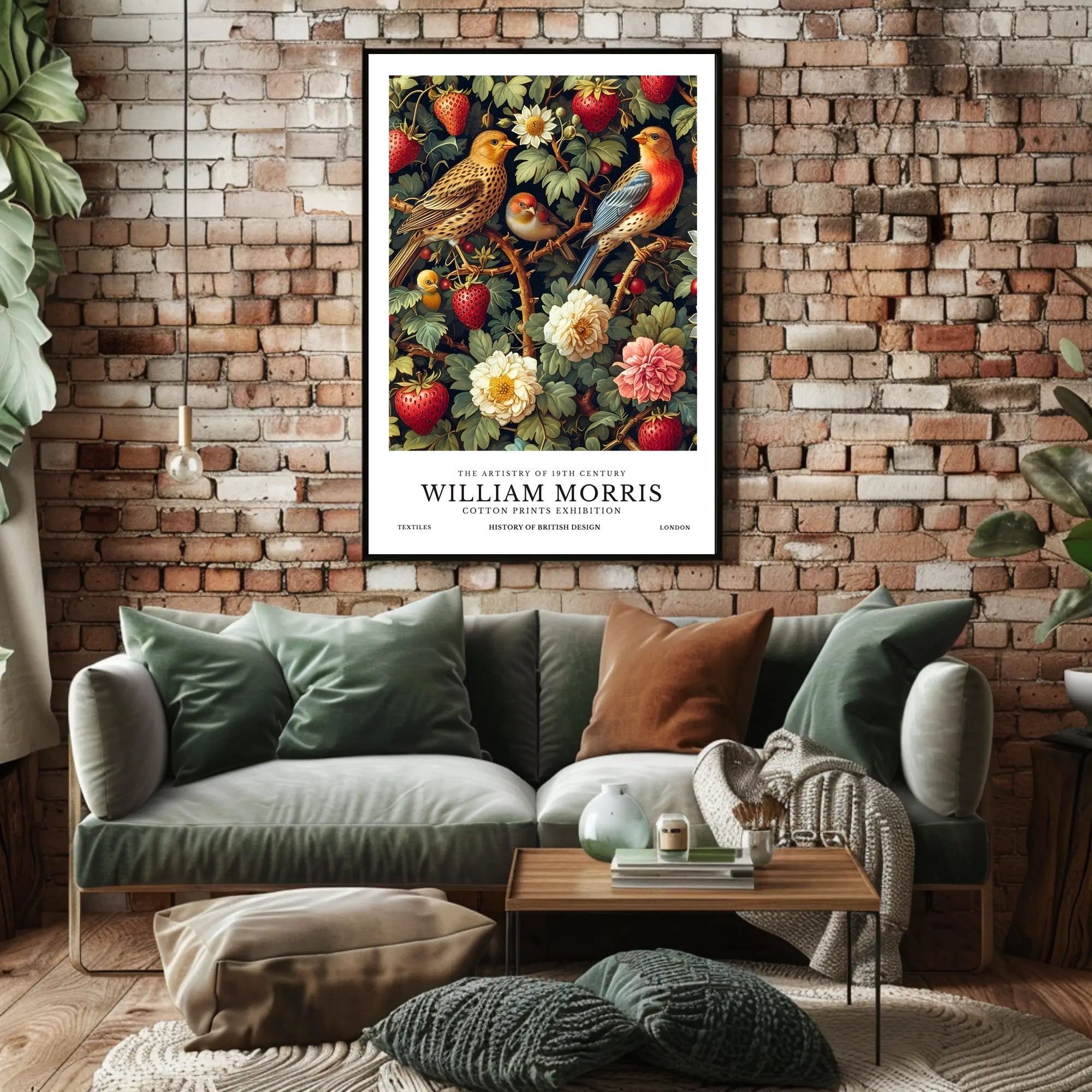 William Morris Arts and Crafts Heritage Poster