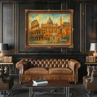Rome, Italy A Timeless Cityscape Poster