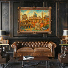 Rome, Italy A Timeless Cityscape Poster