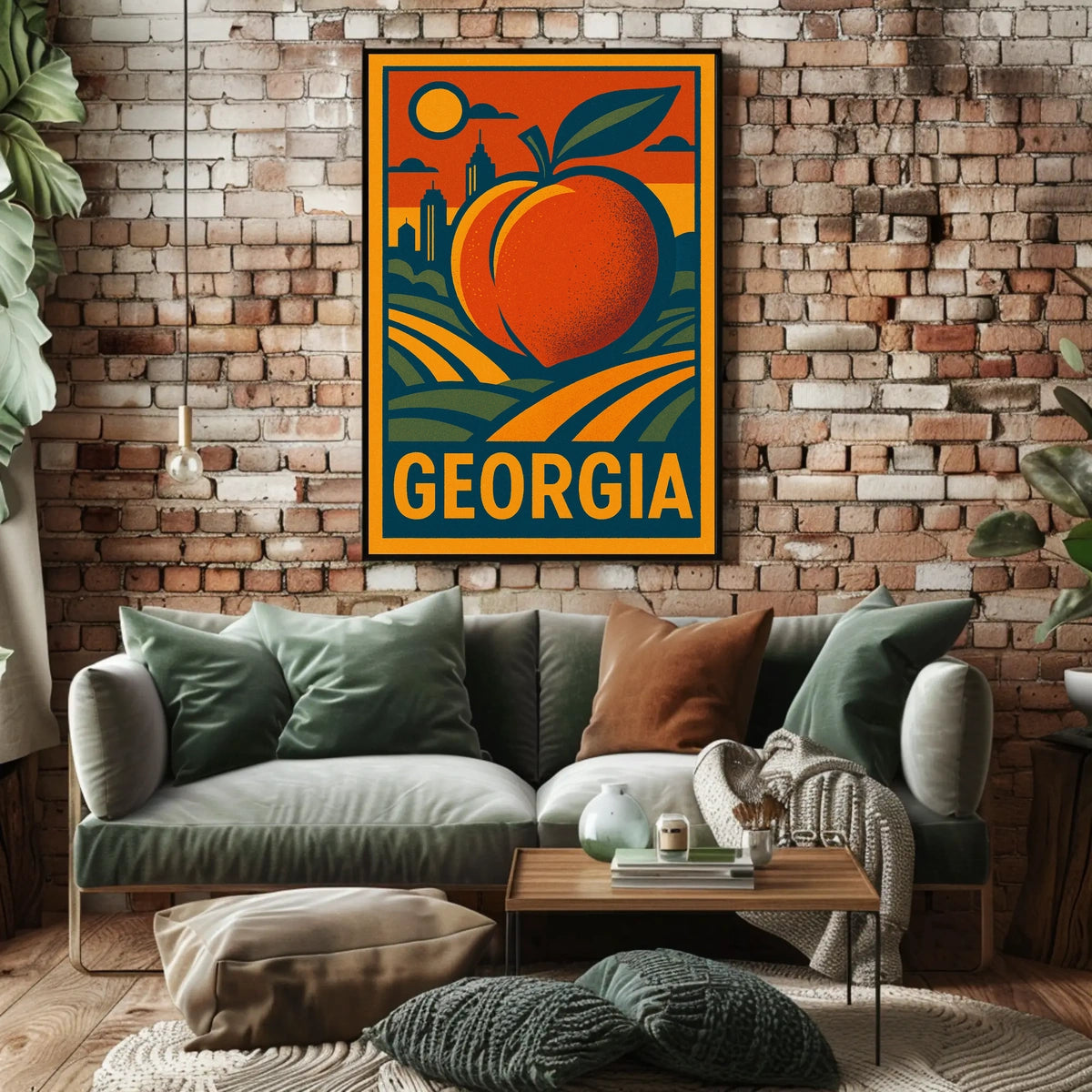 Georgia Peach Poster