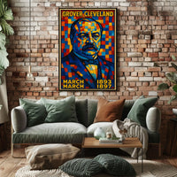 Grover Cleveland Presidential Tenure Poster