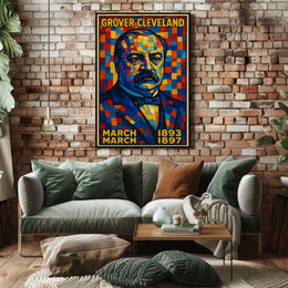 Grover Cleveland Presidential Tenure Poster