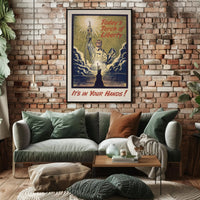 Liberty and Modernity: A Patriotic Propaganda Poster