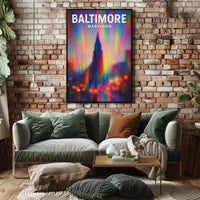 Baltimore Maryland Urban Photography Realism Poster