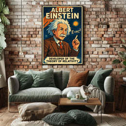 Einstein Relativity Inspirational Poster