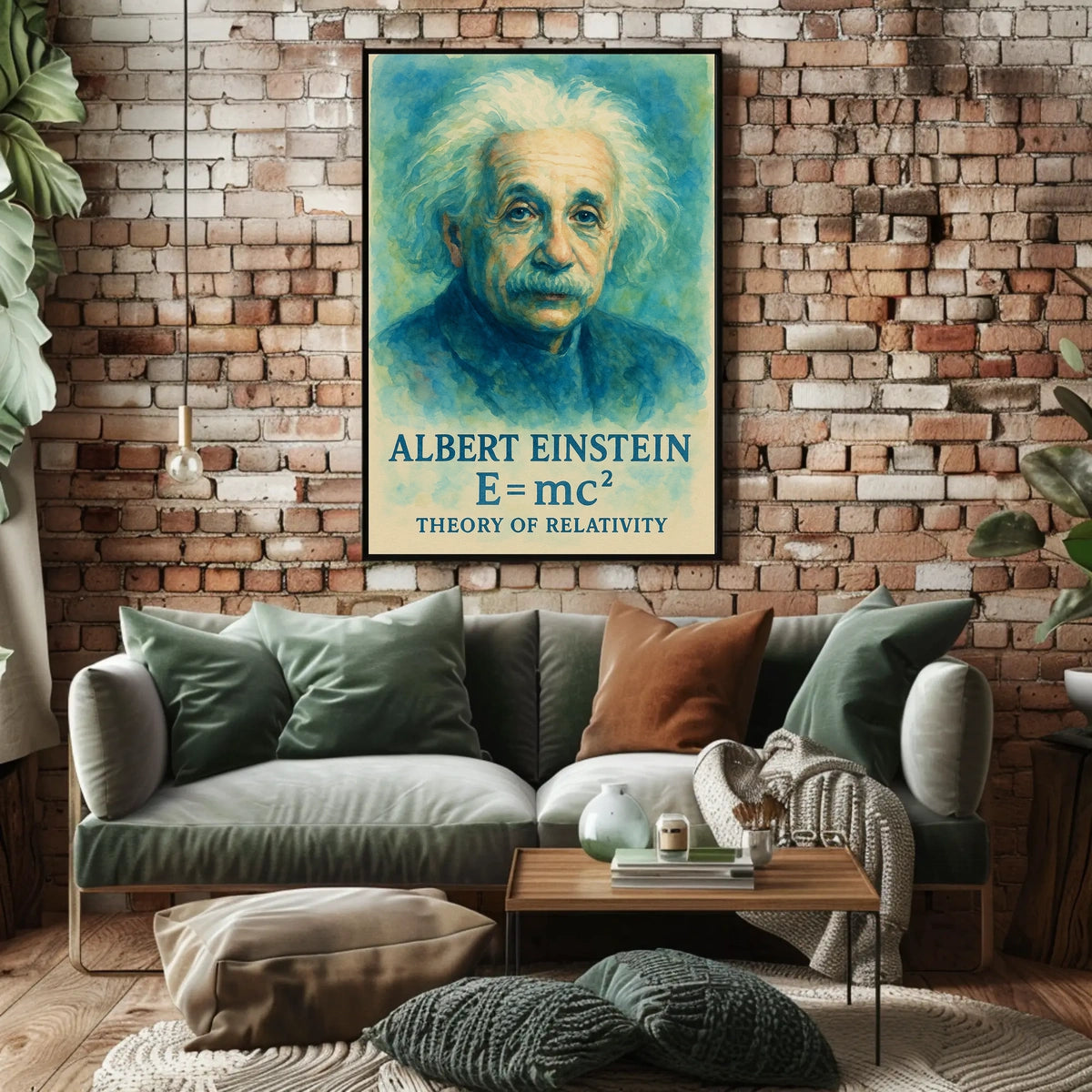 Albert Einstein Theory Of Relativity Poster