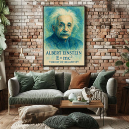 Albert Einstein Theory Of Relativity Poster