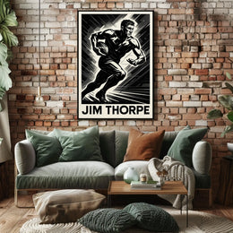 Jim Thorpe Athletic Legend Poster