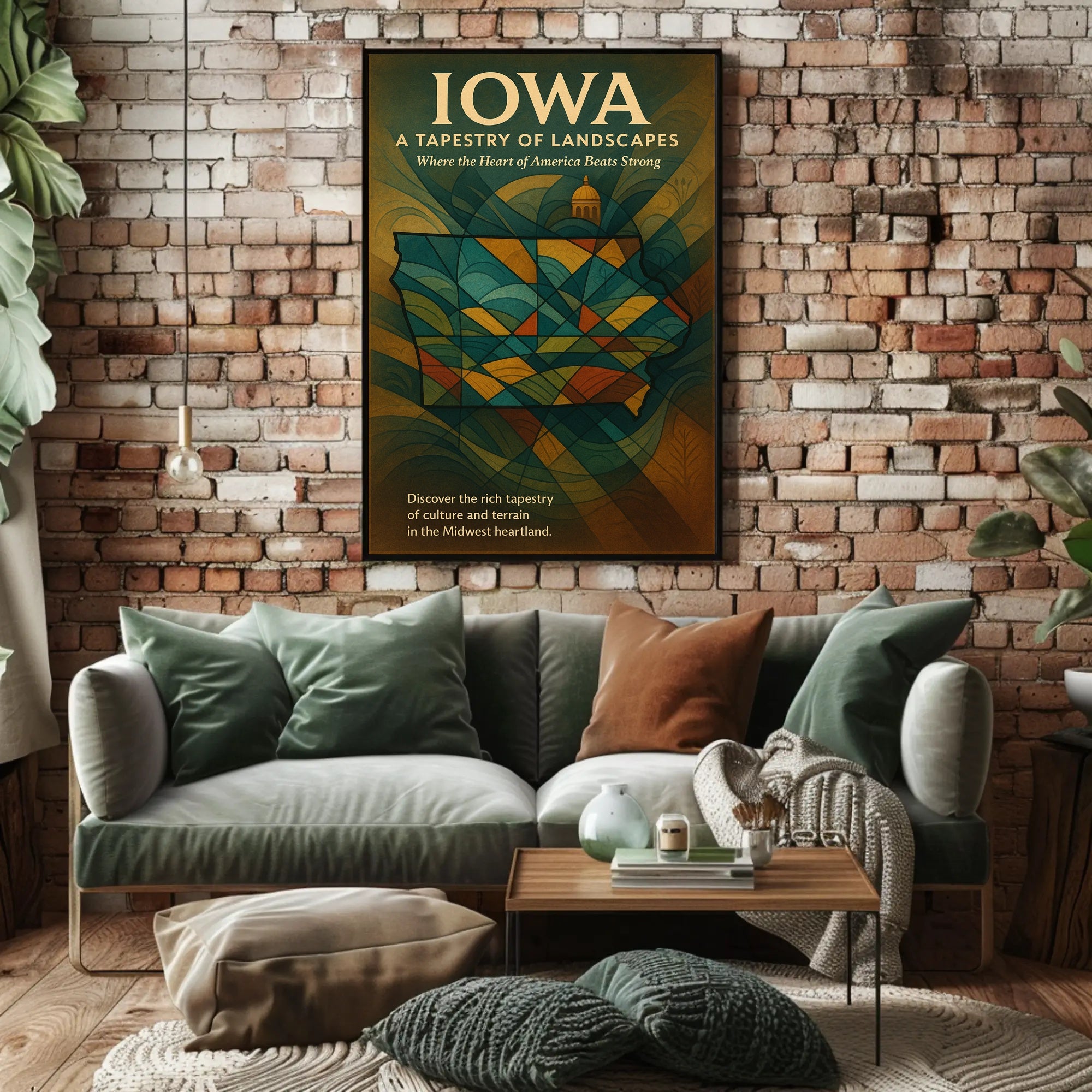Tapestry of Landscapes Poster