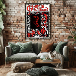Germain the Wizard Art Nouveau Mystical Poster