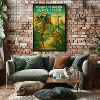Brazil's Essence Captured: A Cultural or Heritage Poster