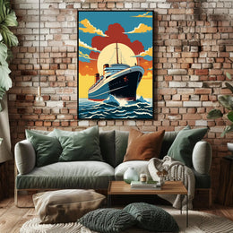 Voyage into the Sunset Poster
