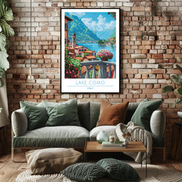 Scenic Lake Como Poster