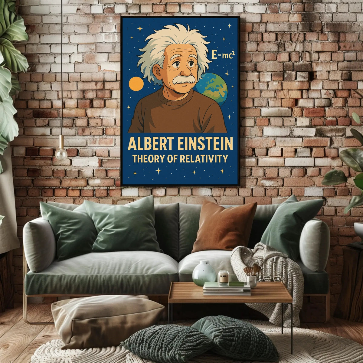 Albert Einstein Theory Of Relativity Poster