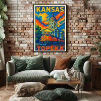 Kansas Topeka Poster
