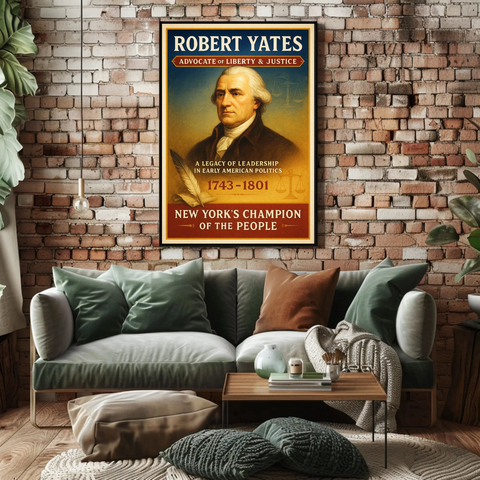 Robert Yates Advocate of Liberty & Justice Poster
