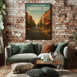 Downtown Traverse City Poster