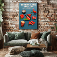 Trinidad and Tobago Land of Steelpan and Calypso Poster PosterGoat