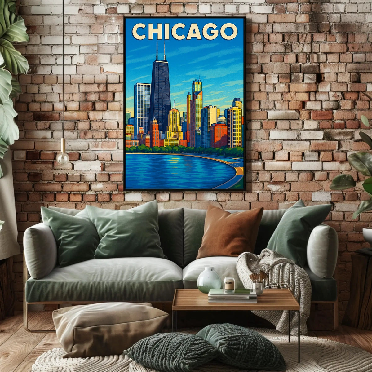 Chicago Skyline Poster