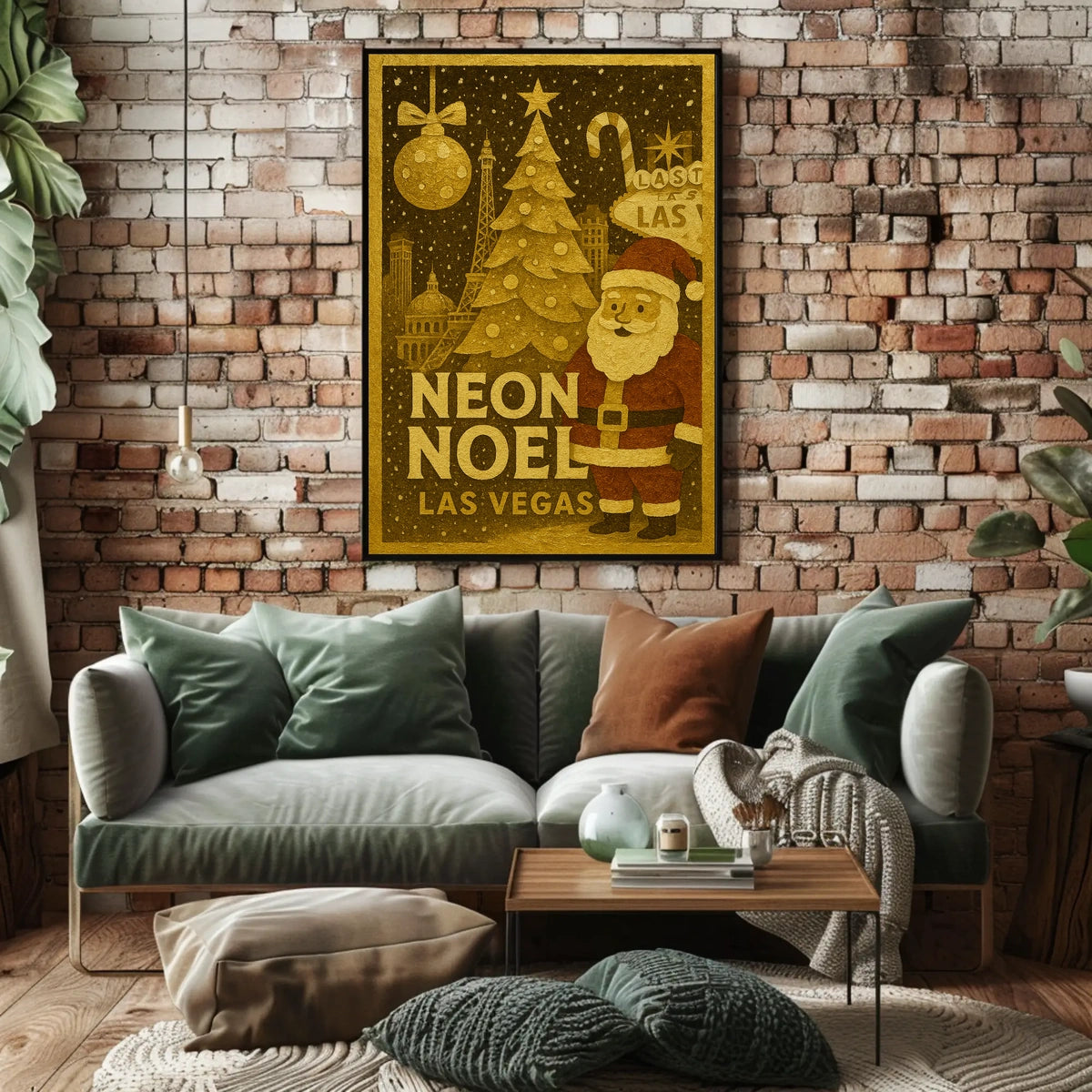 Neon Noel In Las Vegas Poster