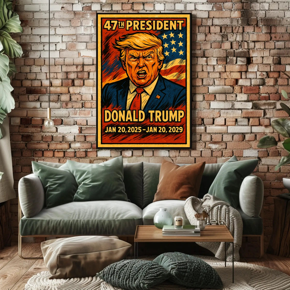 Donald Trump Visionary American Leader Poster