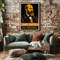 James Garfield 20th President Poster
