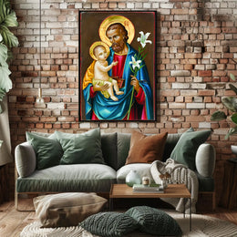 Saintly Iconography Poster