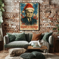 Harry S. Truman 33rd President of the United States Christmas SeriesPoster