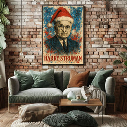 Harry S. Truman 33rd President of the United States Christmas SeriesPoster
