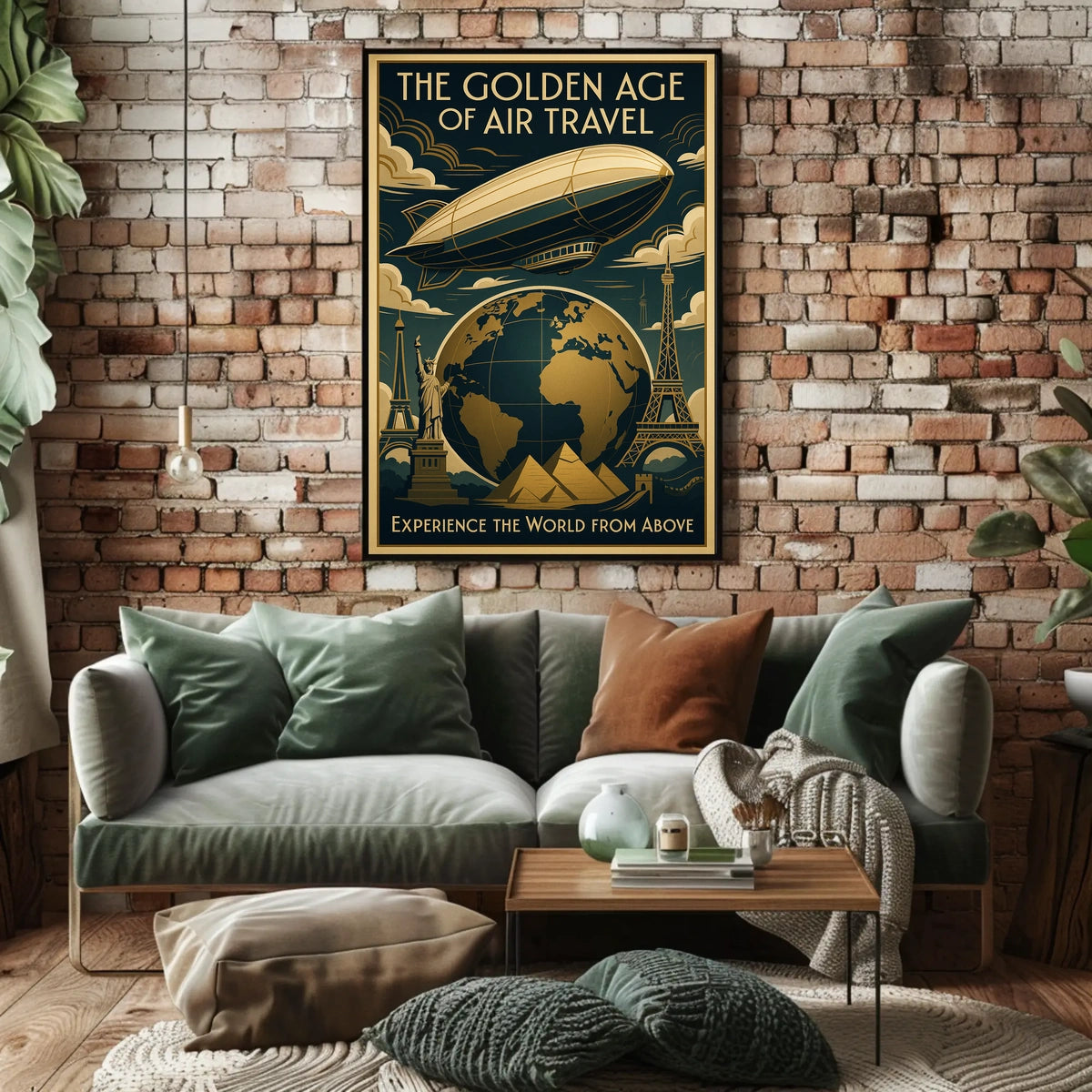 The Golden Age of Air Travel Poster