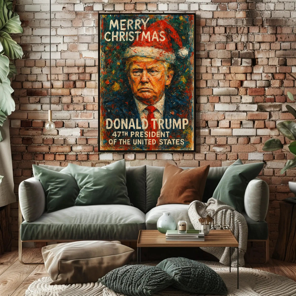 Donald Trump Merry Christmas Presidential Poster