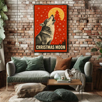 Christmas Moon Poster