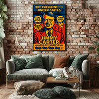 Jimmy Carter United States Leader Artistic Wall Poster