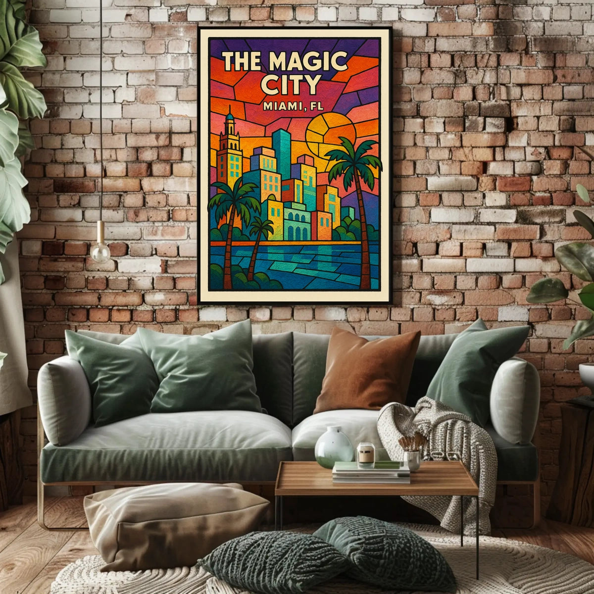 The Magic City Miami, FL Poster