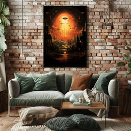 Celestial Arrival Poster